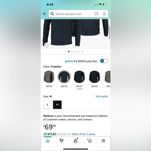 Spyder (new without tags) constant full zip sweater - Picture 5 of 5